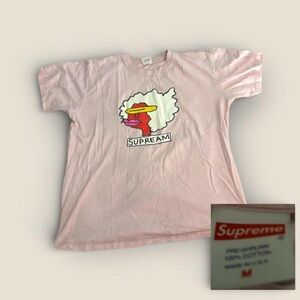 Supreme Light Pink Cartoon Tee